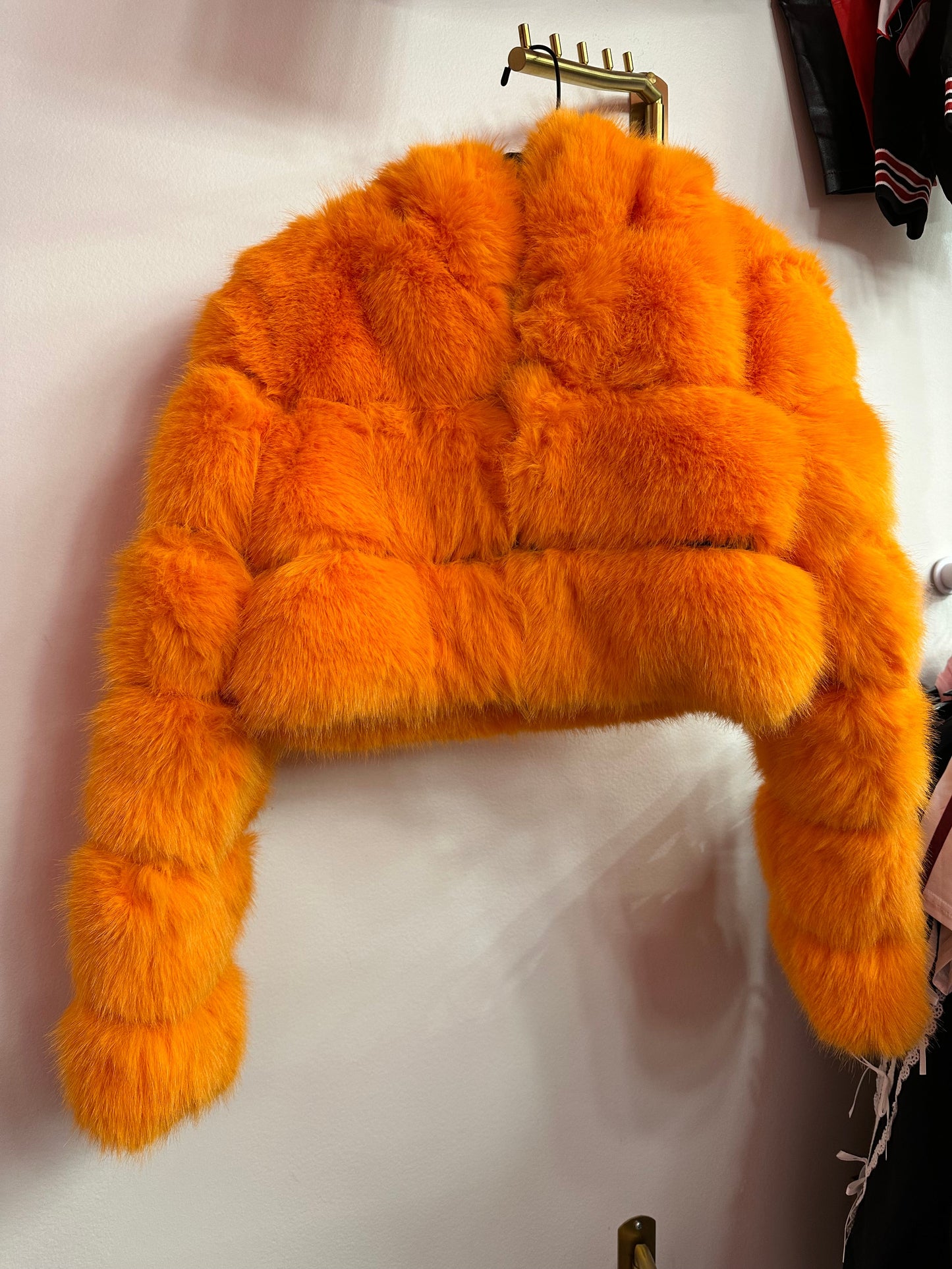 Urban Flame Faux Fur Jacket