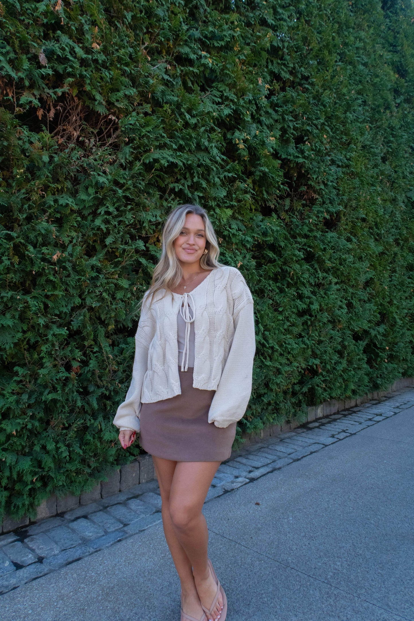 Espresso Edge Mini Skirt