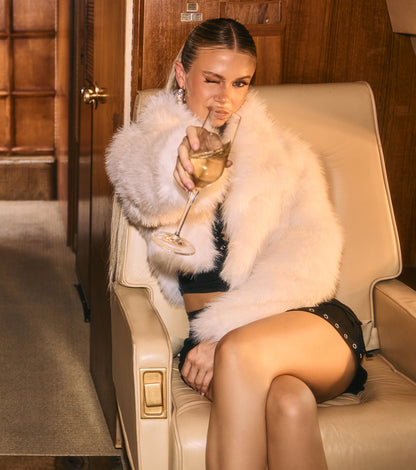 Glam Cropped Faux Fur