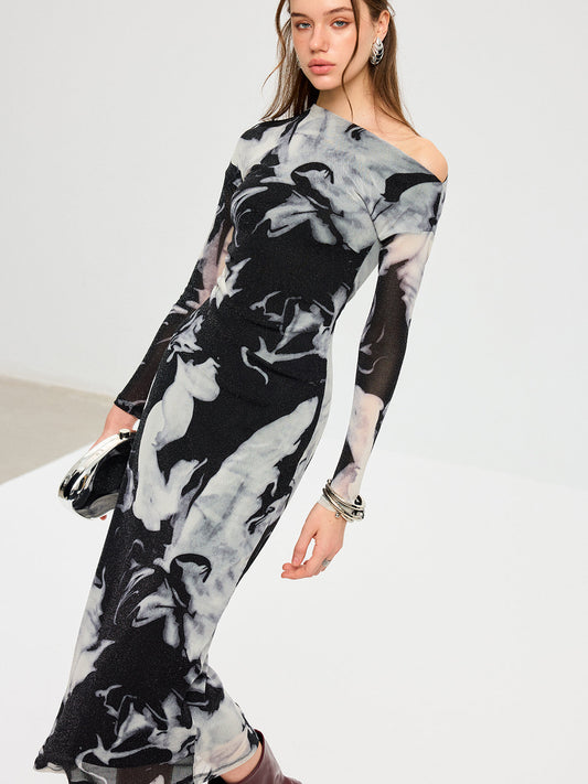 Abstract Allure Mesh Maxi