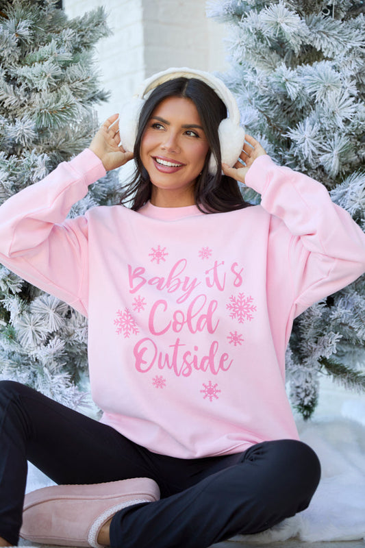 Pink Cozy Breeze Sweatshirt