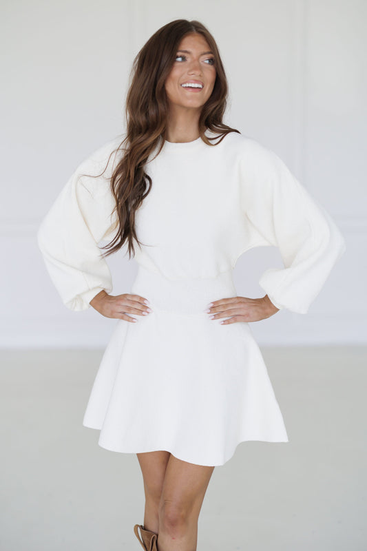 Sherwood | Cream Luxe Dress